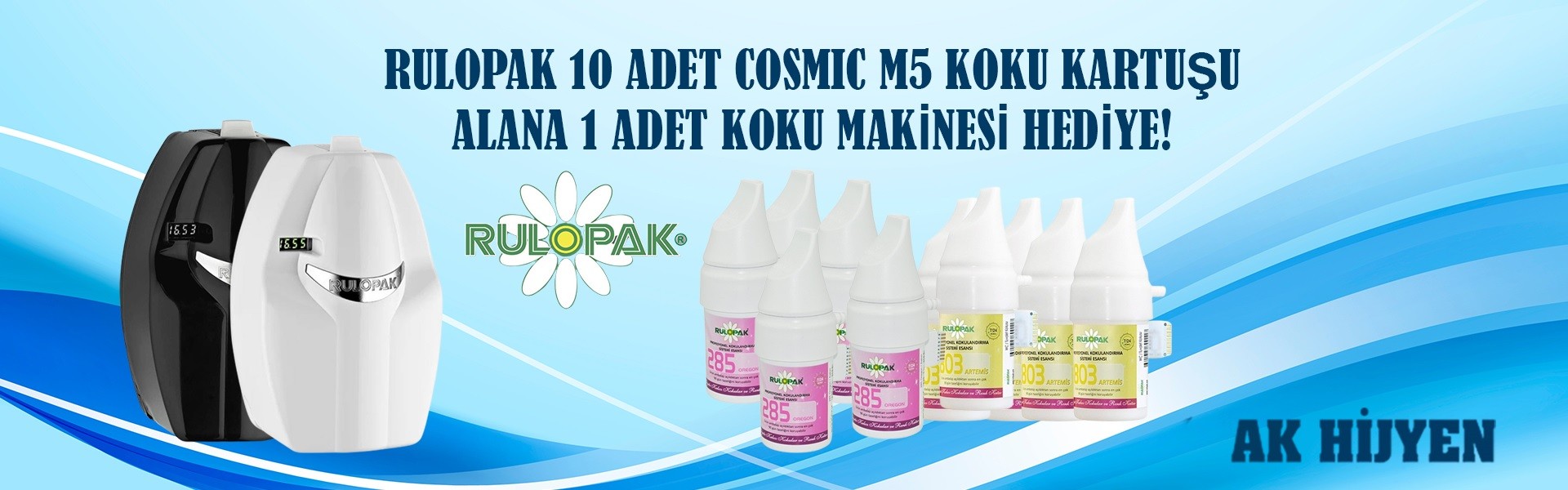 Bedelsiz Cosmic M5 Rulopak Koku Makinesi