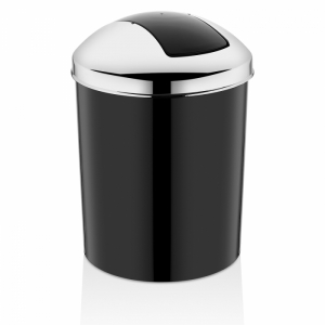 Rulopak Kelebek Krom Kapaklı Çöp Kovası