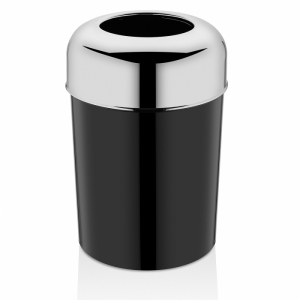 Rulopak Pota Krom Kapaklı Çöp Kovası