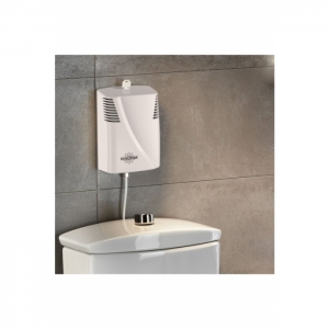 Rulopak R-1359 Nano Tuvalet Dezenfektan Dispenseri 500 ml - Beyaz + 1 Adet 500 ml Kartuşu