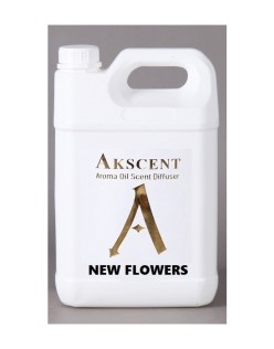 Akscent New Flowers Tüm Koku Makinelerine Uyumlu Koku Makinesi Koku Kartuşu Esansı 5 LT