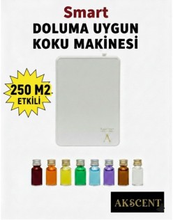 Akscent Smart Koku Makinesi | 250 m2 Etkili - Doluma Uygun - Bluetooth Kontrollü Profesyonel Sistem 