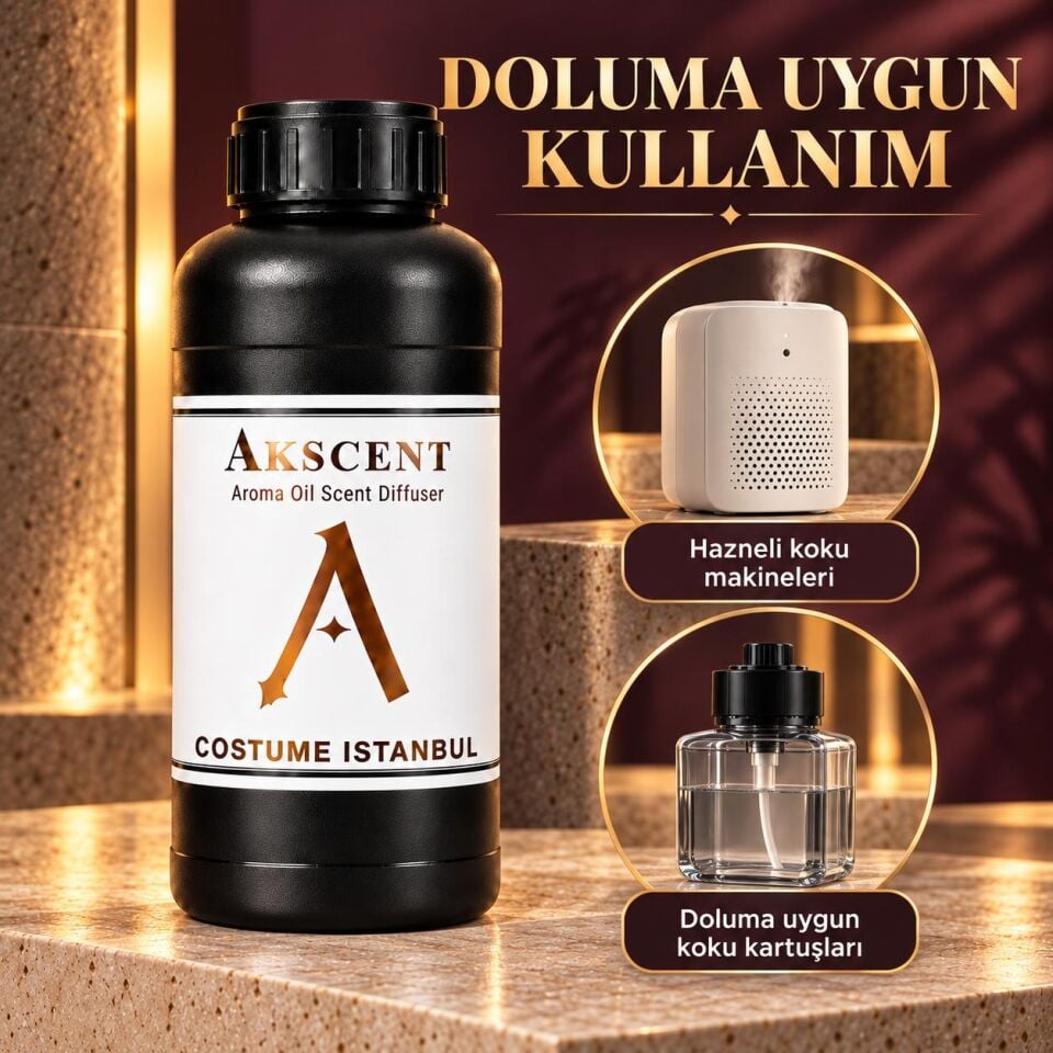 AKSCENT Costume İstanbul Ortam Kokusu Esansı 1 Litre