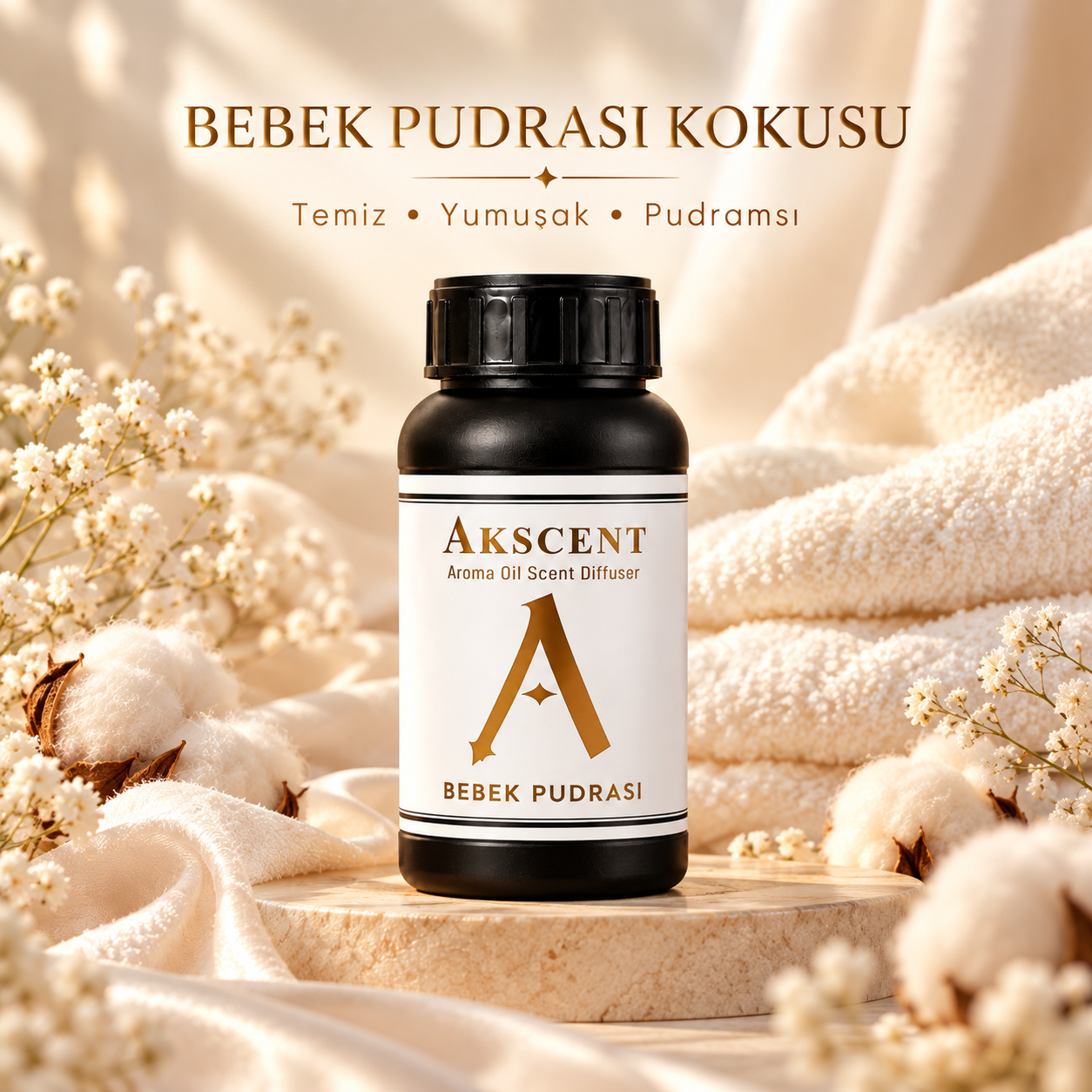 AKSCENT Bebek Pudrası Ortam Kokusu 250 ml