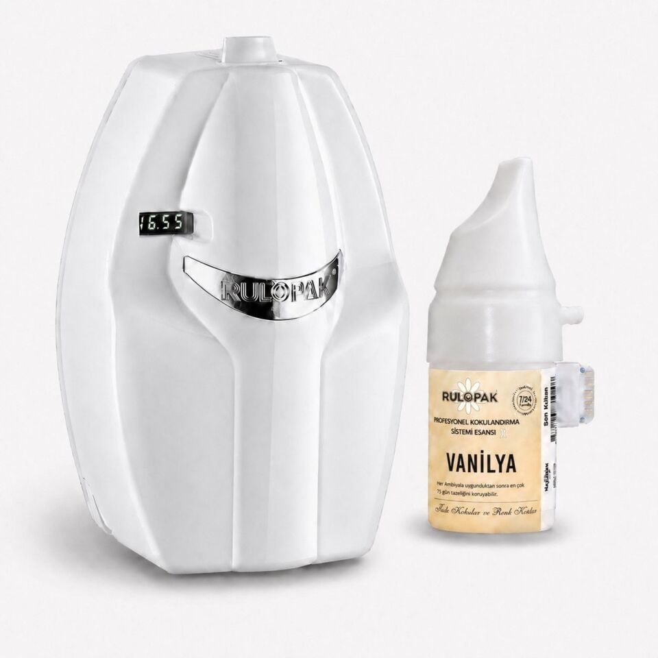 Rulopak Cosmic M5 Koku Makinesi ve Vanilya Koku Kartuşu 100 ml