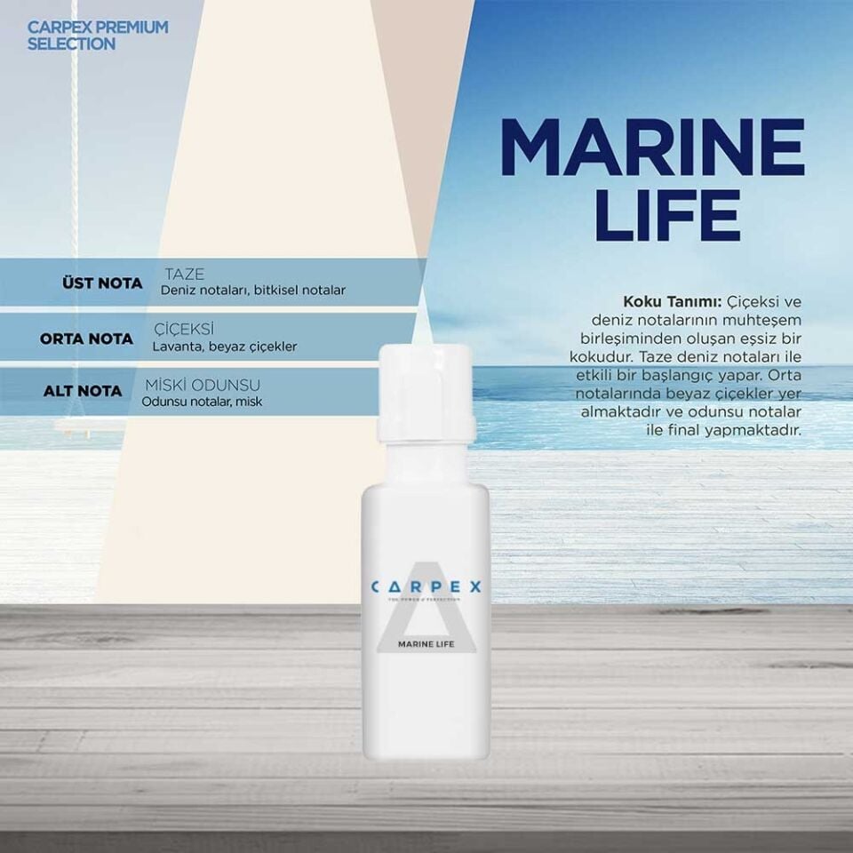 Carpex Auramax 250 ml Koku Kartuşu Classic Seri - Marin Life