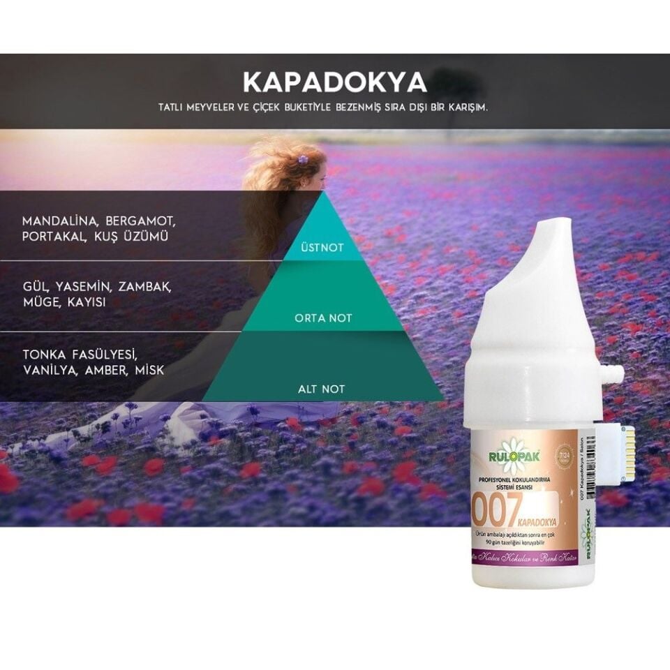 Rulopak Cosmic M5 ve M6 Kapadokya Kartuşu 100 ml