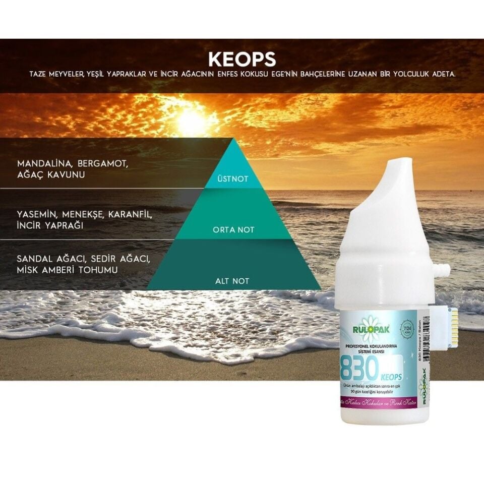 Rulopak Cosmic M5 ve M6 Keops Koku Kartuşu 100 ml