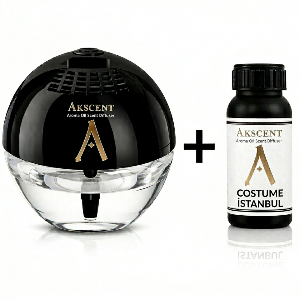 Akscent Küre Koku Makinesi ve 200 ml Costume istanbul Esans