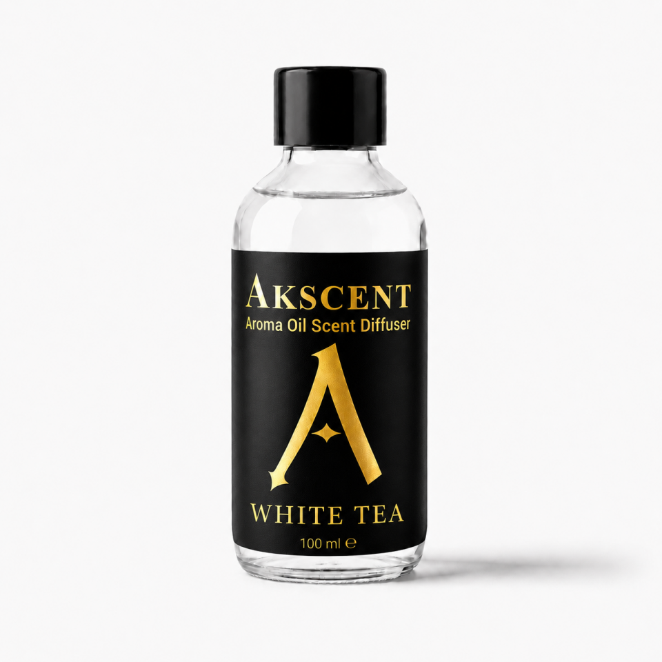 Tüm Küre Koku Makinelerine Uyumlu Akscent White Tea Koku Esansı