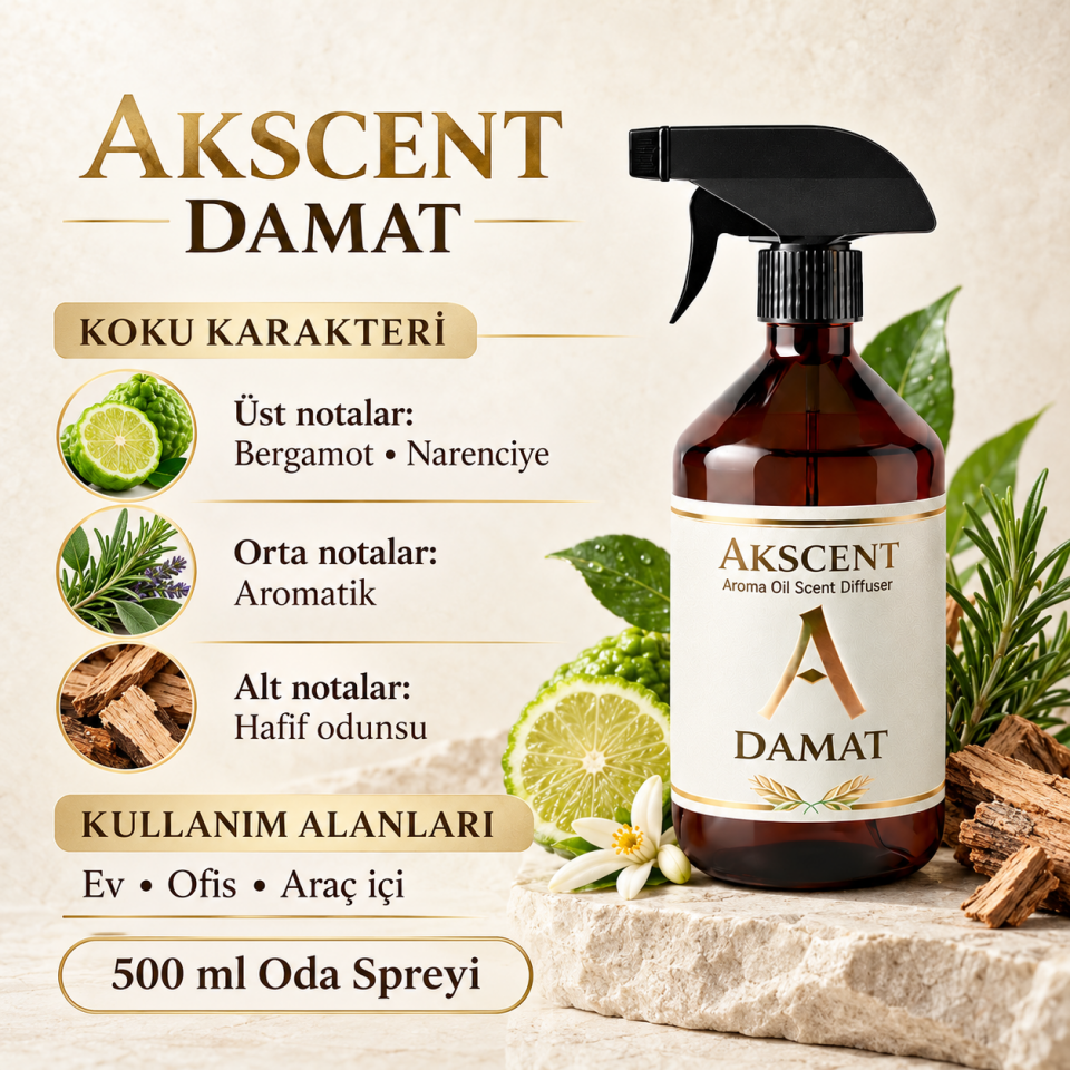 AKSCENT Damat oda spreyi 500 ml