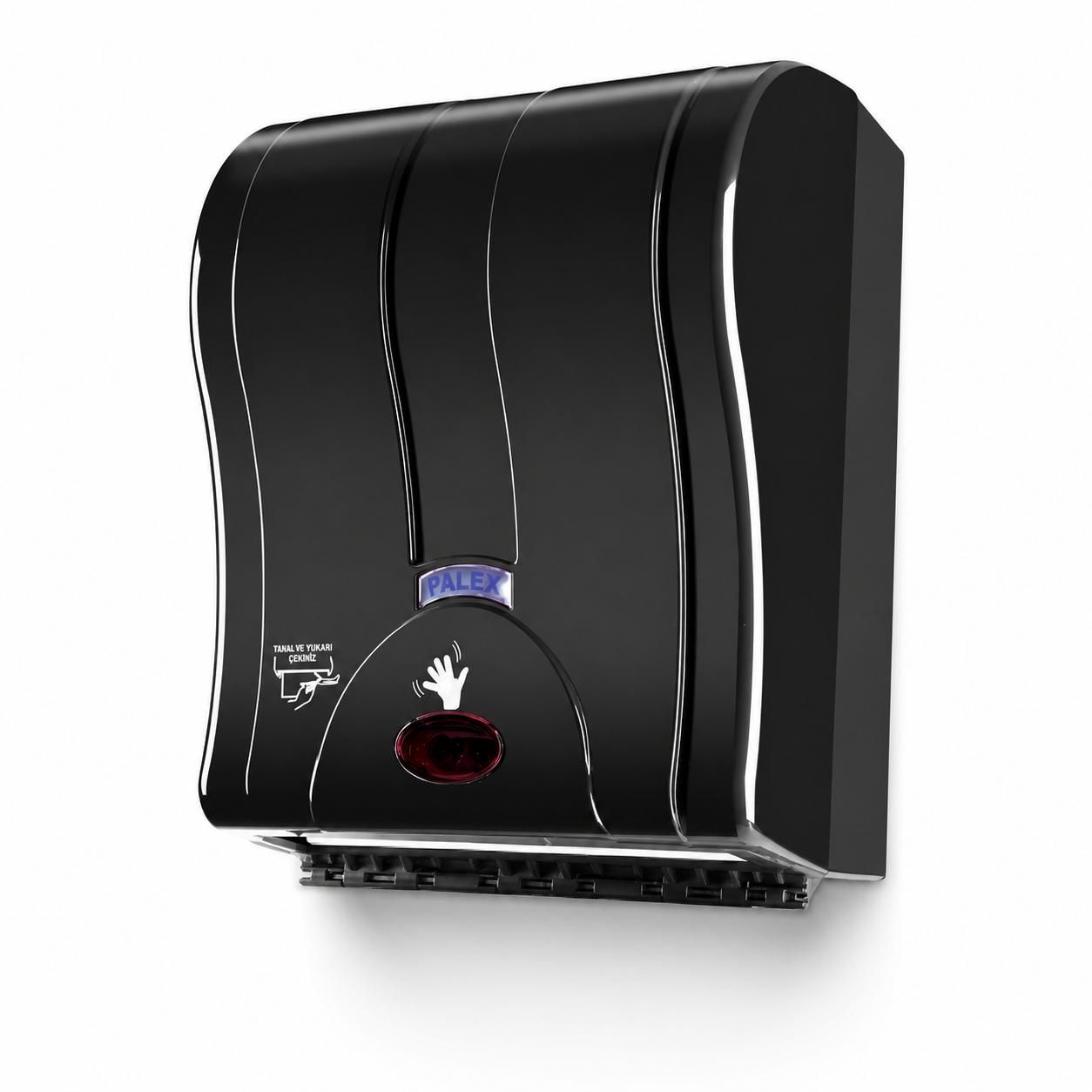 Palex Prestij Sensörlü Kağıt Havlu Makinesi 21 cm - Siyah