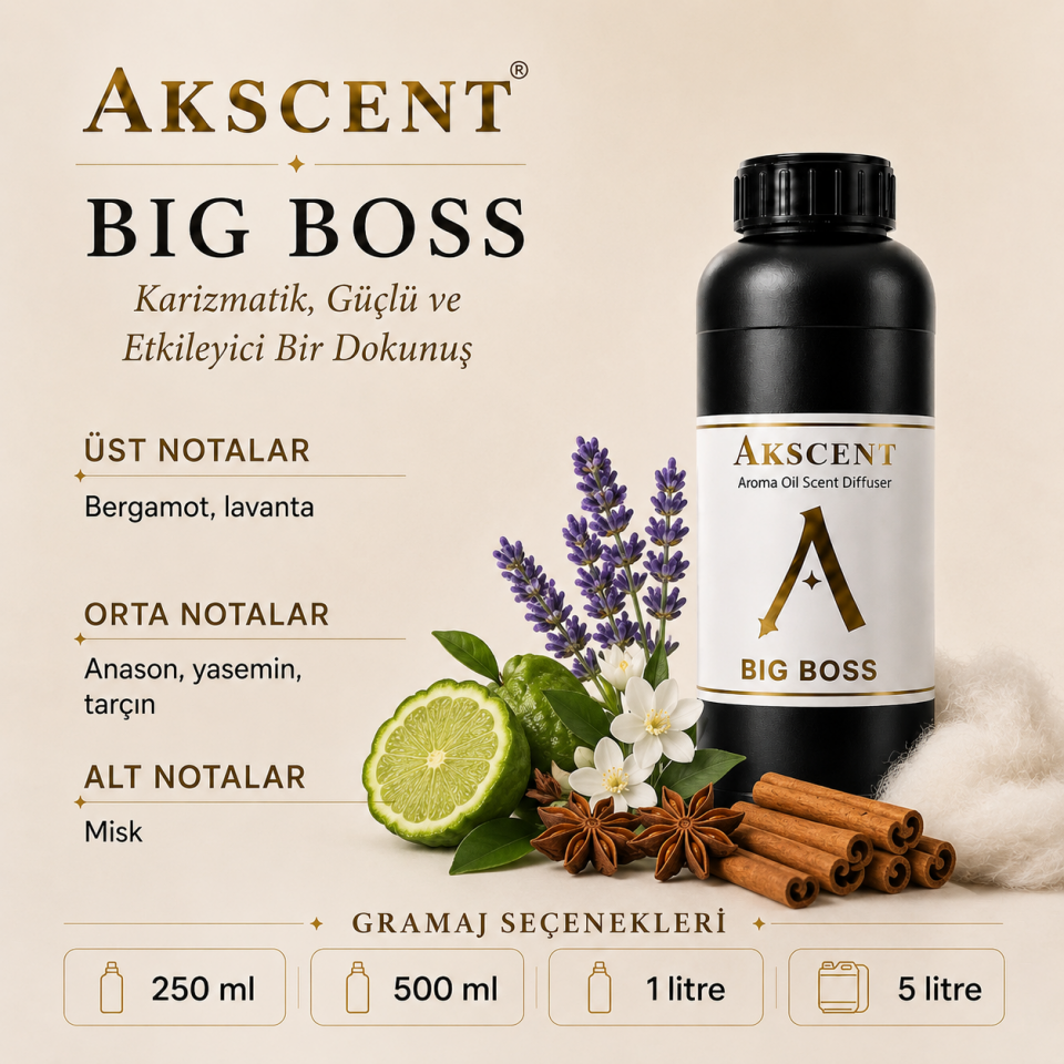 AKSCENT Big Boss Ortam Kokusu Esansı