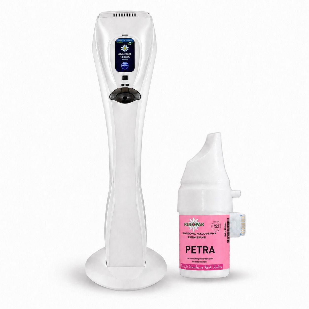 Rulopak Cosmo M6 Koku Makinesi ve Petra Koku Kartuşu 100 ml