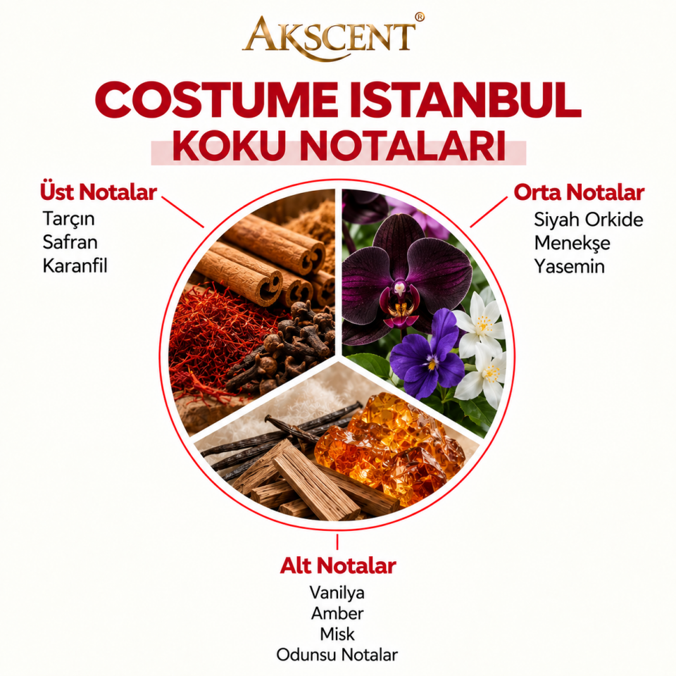 AKSCENT Costume İstanbul Ortam Kokusu Esansı