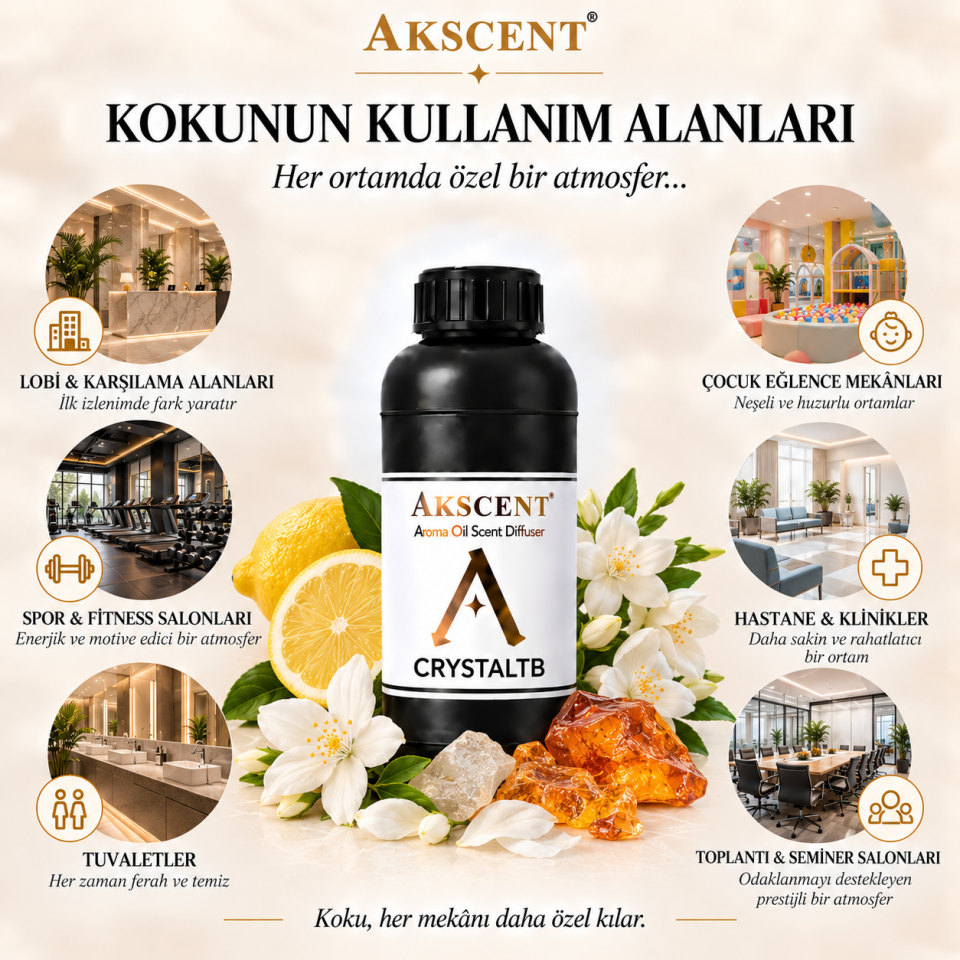 AKSCENT Crystaltb Ortam Kokusu Esansı