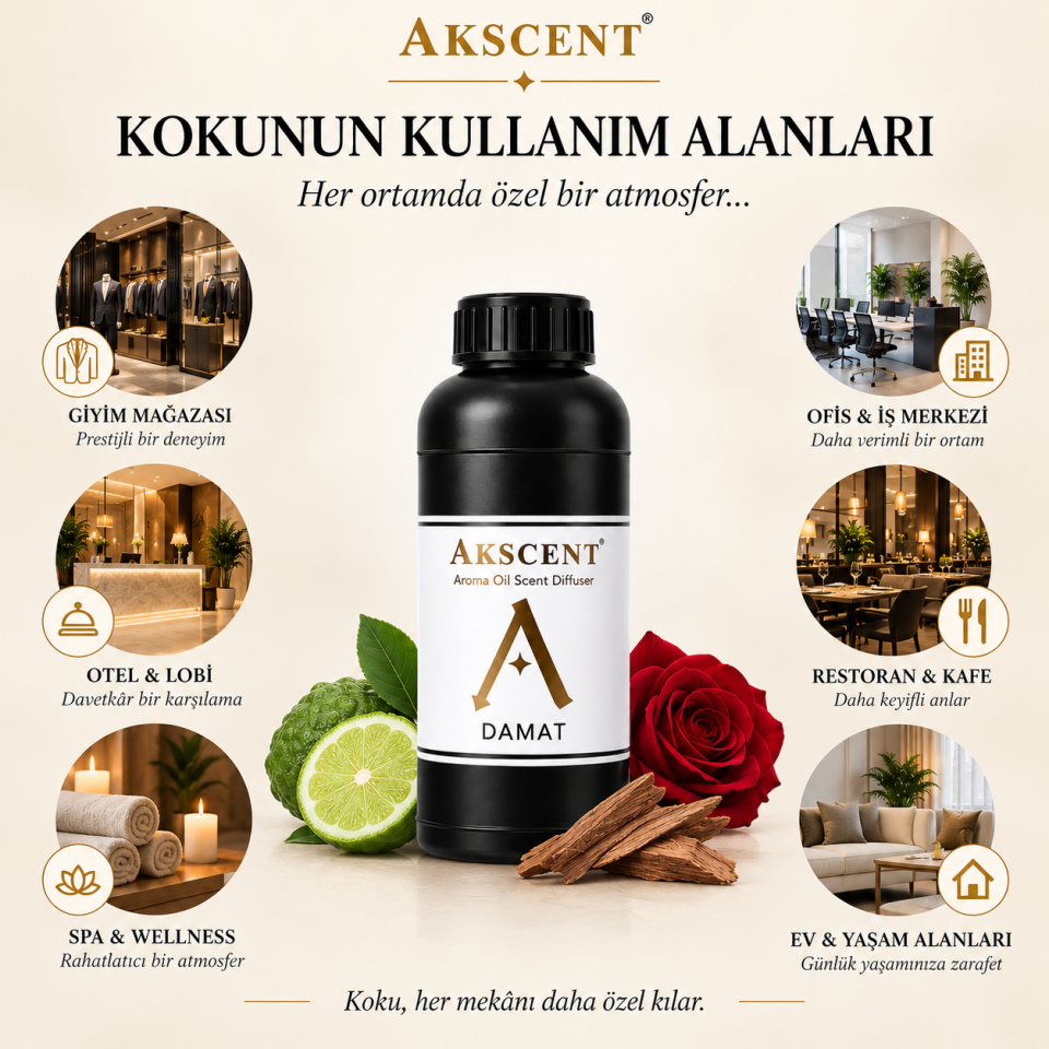AKSCENT Damat Ortam Kokusu Esansı