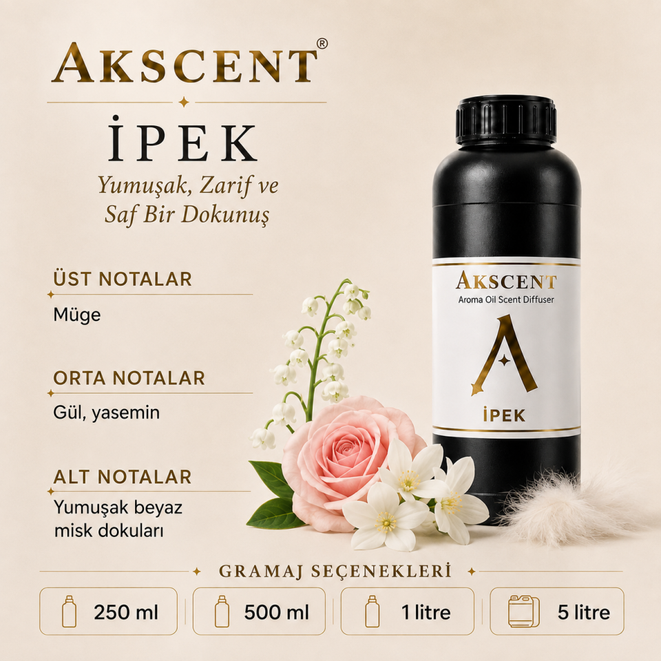 AKSCENT İpek Ortam Kokusu Esansı