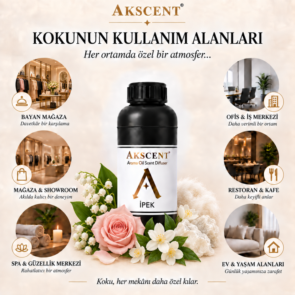 AKSCENT İpek Ortam Kokusu Esansı