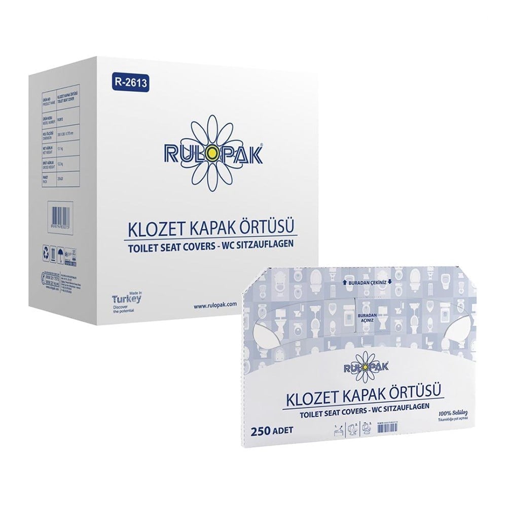 Rulopak Klozet Kapak Örtüsü 20 Paket
