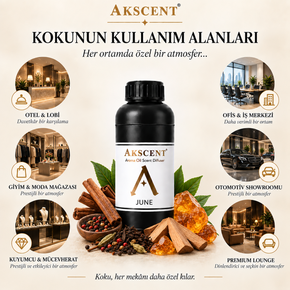 AKSCENT June Ortam Kokusu Esansı