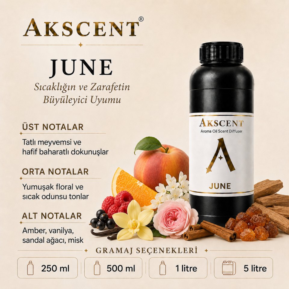 AKSCENT June Ortam Kokusu Esansı