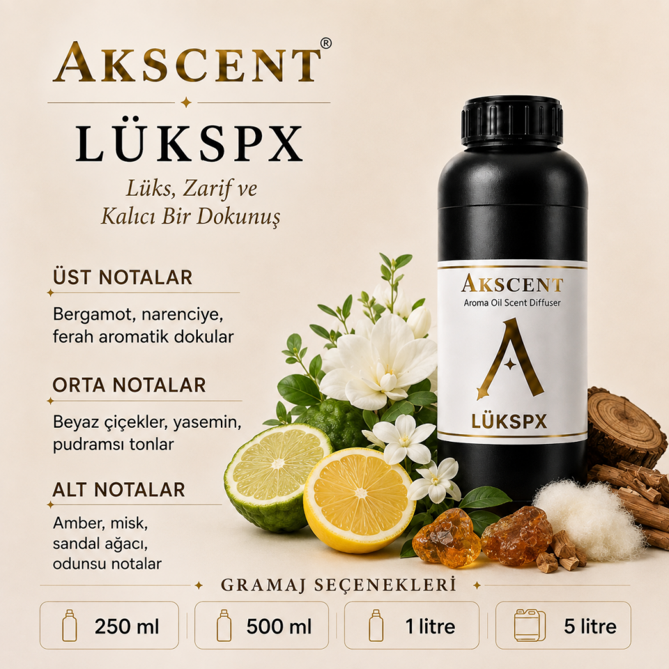 AKSCENT Lükspx Ortam Kokusu Esansı