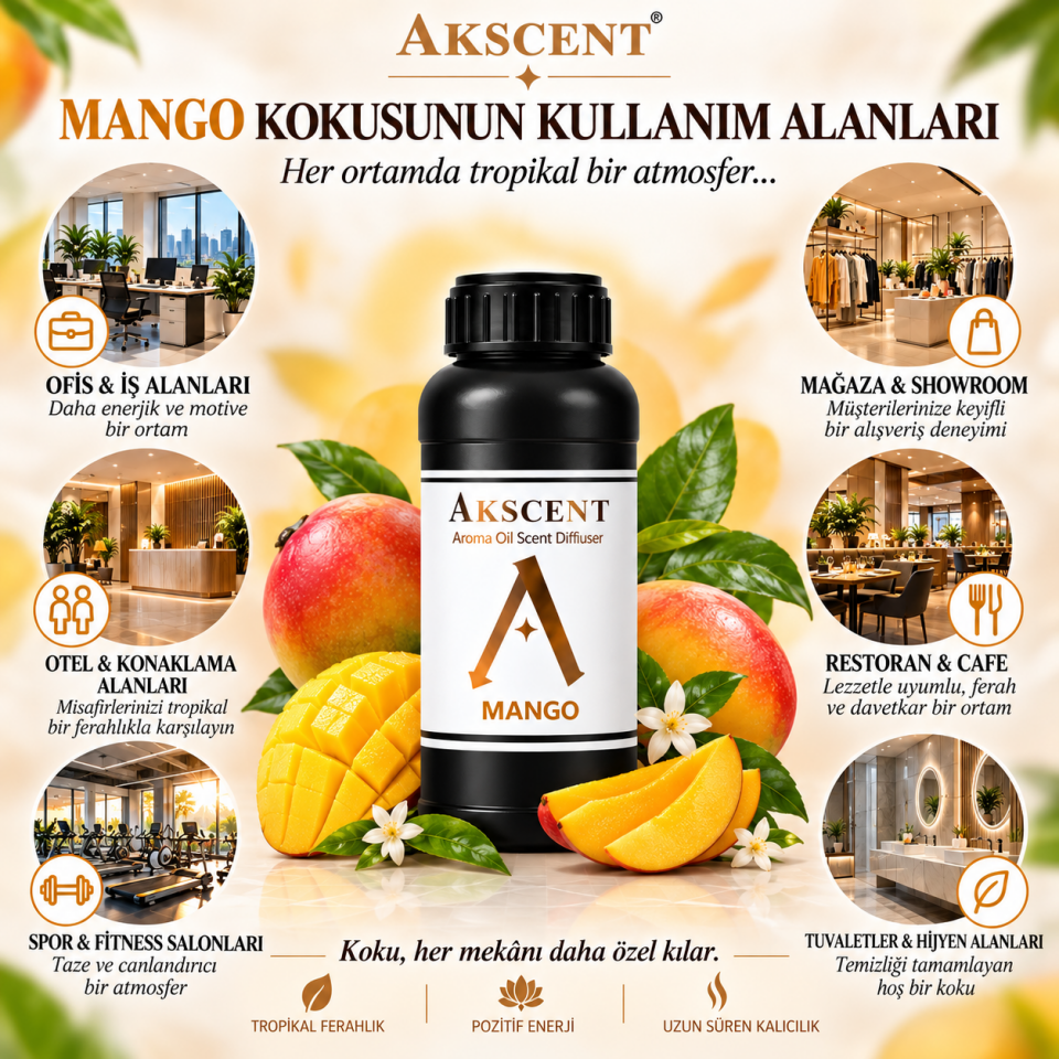 AKSCENT Mango Ortam Kokusu Esansı
