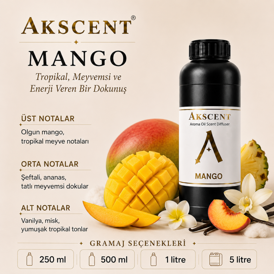 AKSCENT Mango Ortam Kokusu Esansı