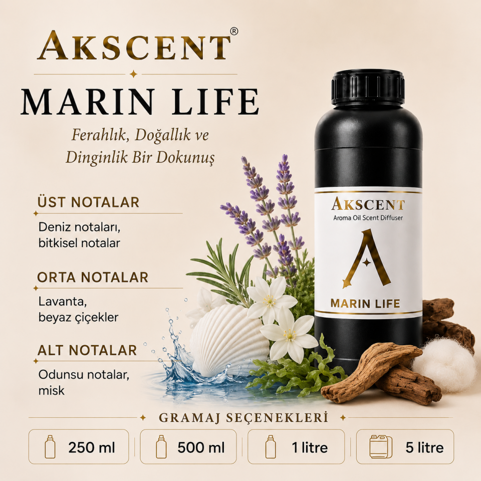 AKSCENT Marin Life Ortam Kokusu Esansı
