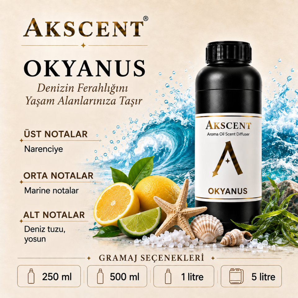AKSCENT Okyanus Ortam Kokusu Esansı