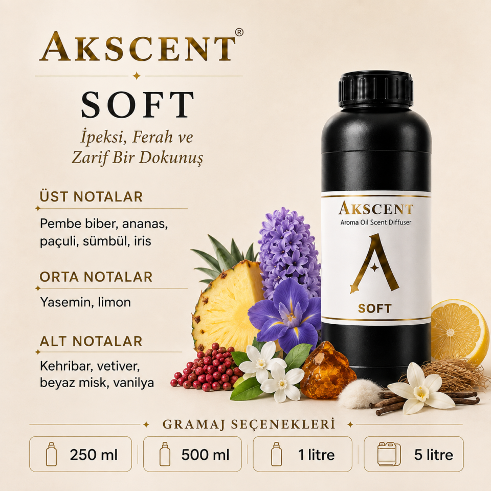 AKSCENT Soft Ortam Kokusu Esansı