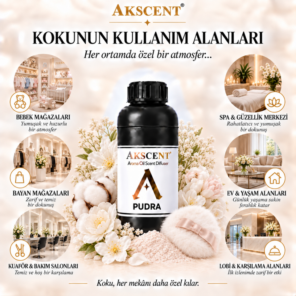 AKSCENT Pudra Ortam Kokusu Esansı