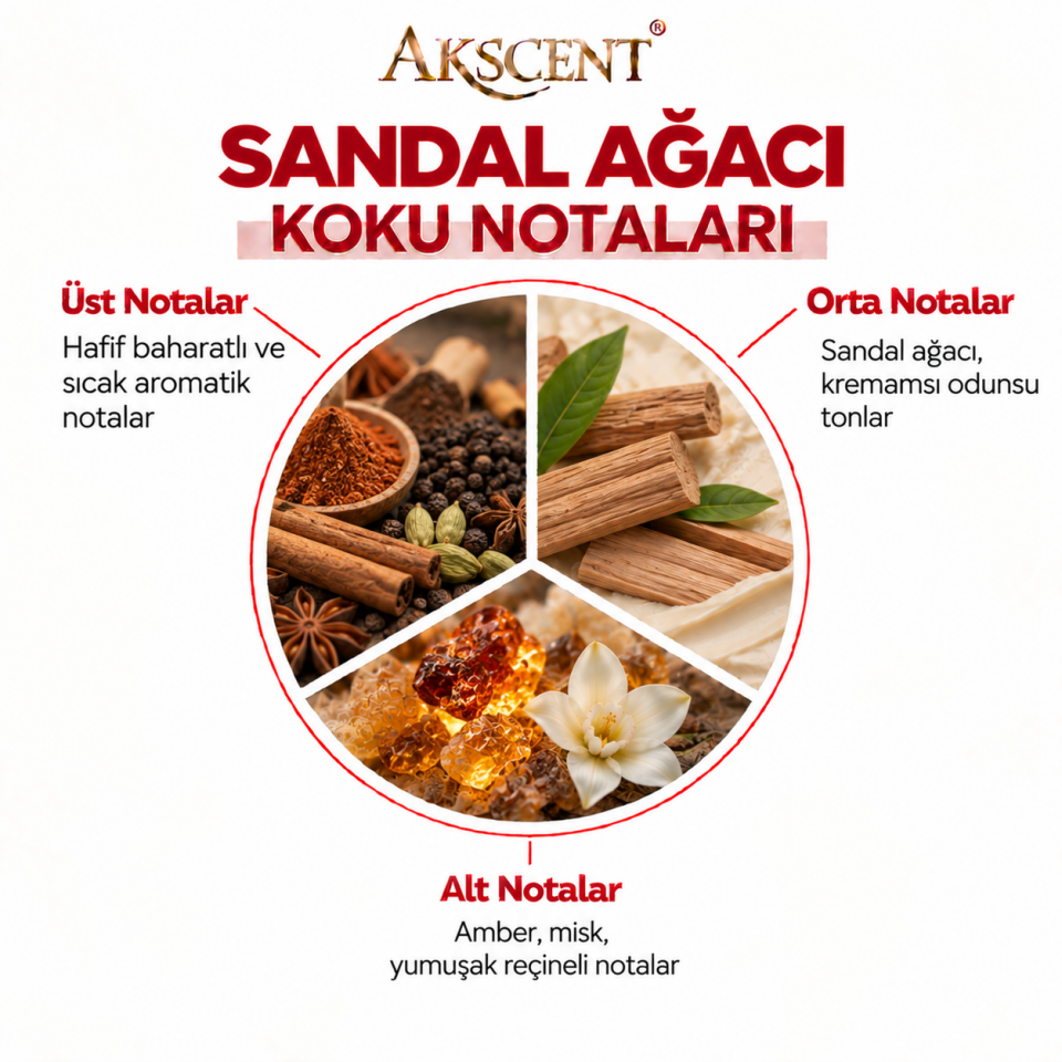AKSCENT Sandal Ağacı Ortam Kokusu Esansı
