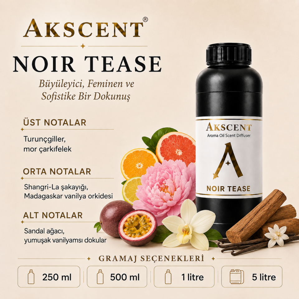AKSCENT Noir Tease Ortam Kokusu Esansı