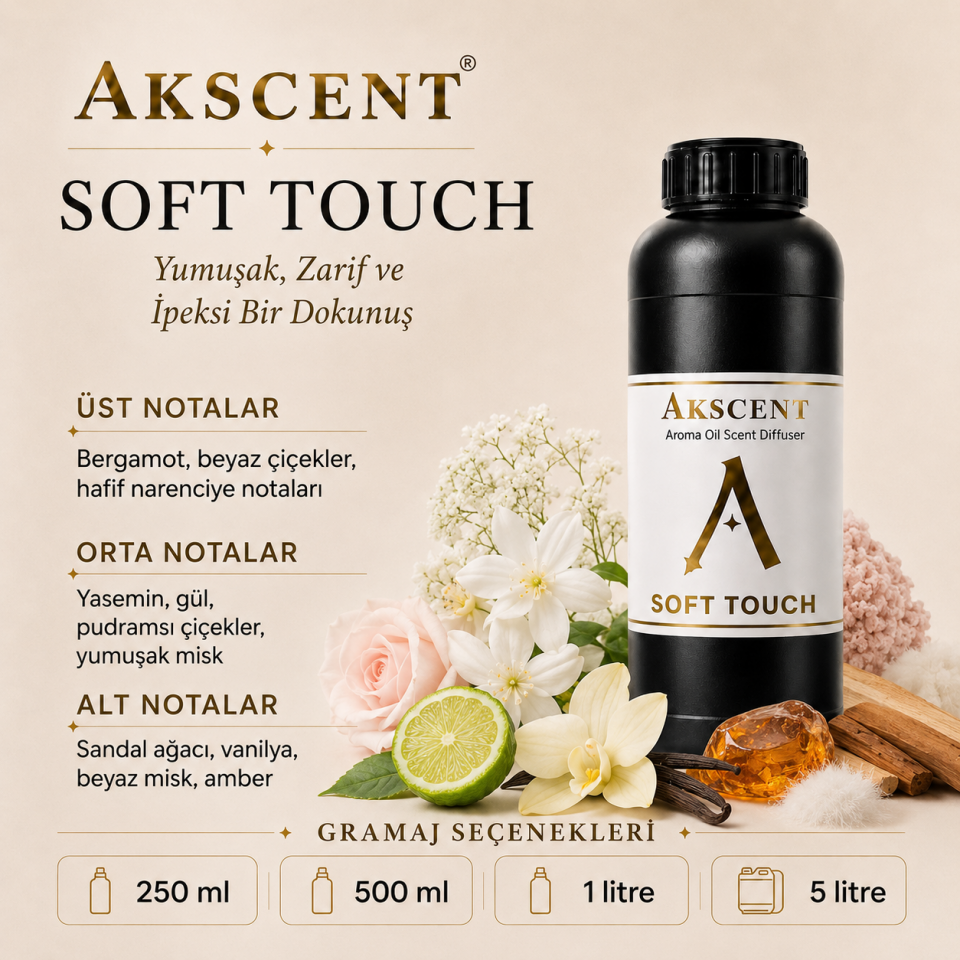 AKSCENT Soft Touch Ortam Kokusu Esansı