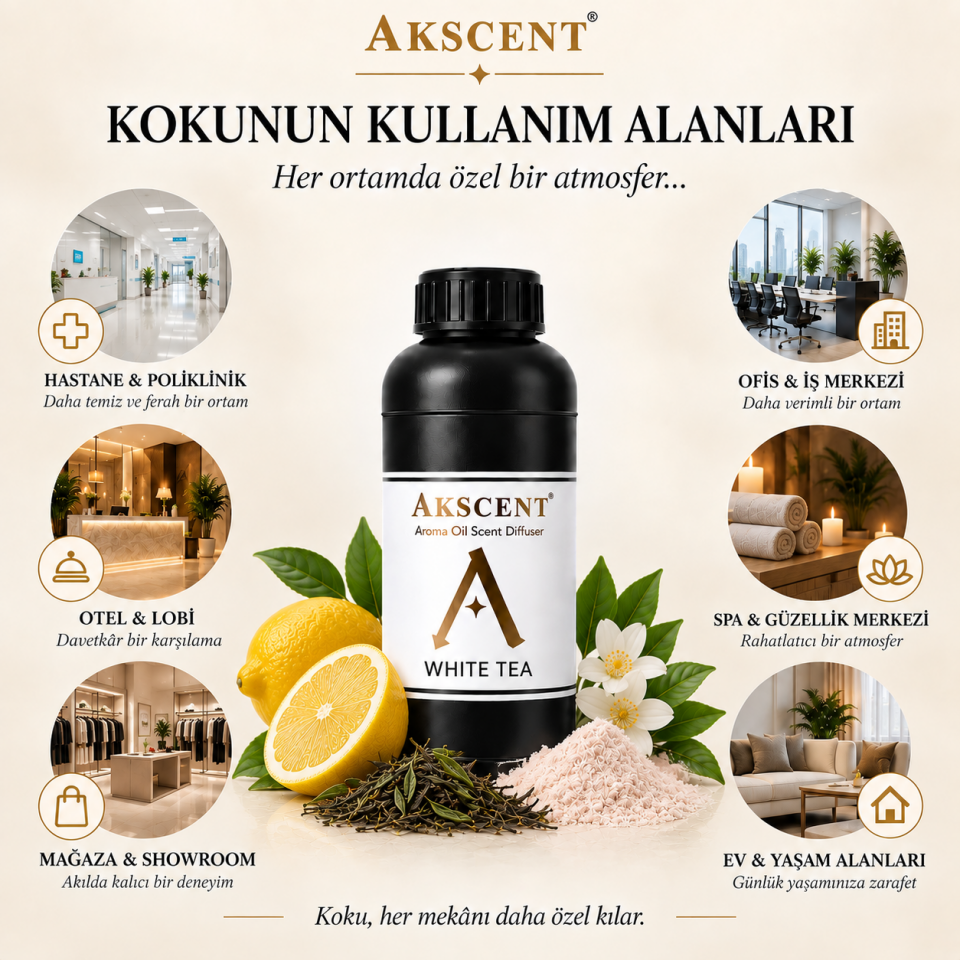 AKSCENT White Tea Ortam Kokusu Esansı