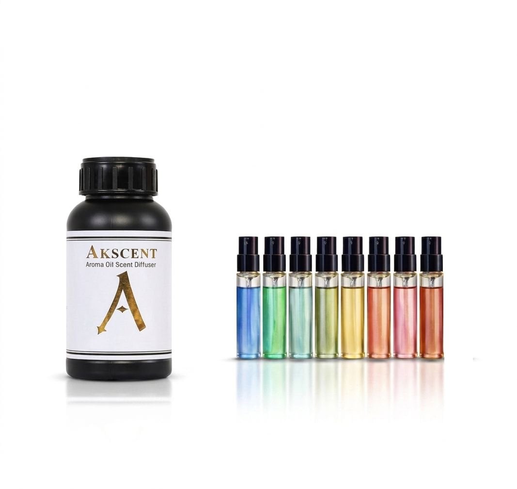 Akscent Tanışma Seti – 250 ml Ortam Kokulandırma Esansı + 8’li Deneme Kiti