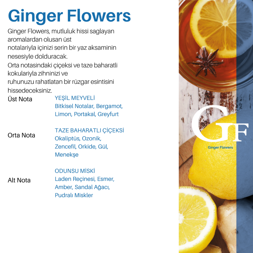 Carpex 50 ml Koku Kartuşu Premium Seri - Ginger Flowers