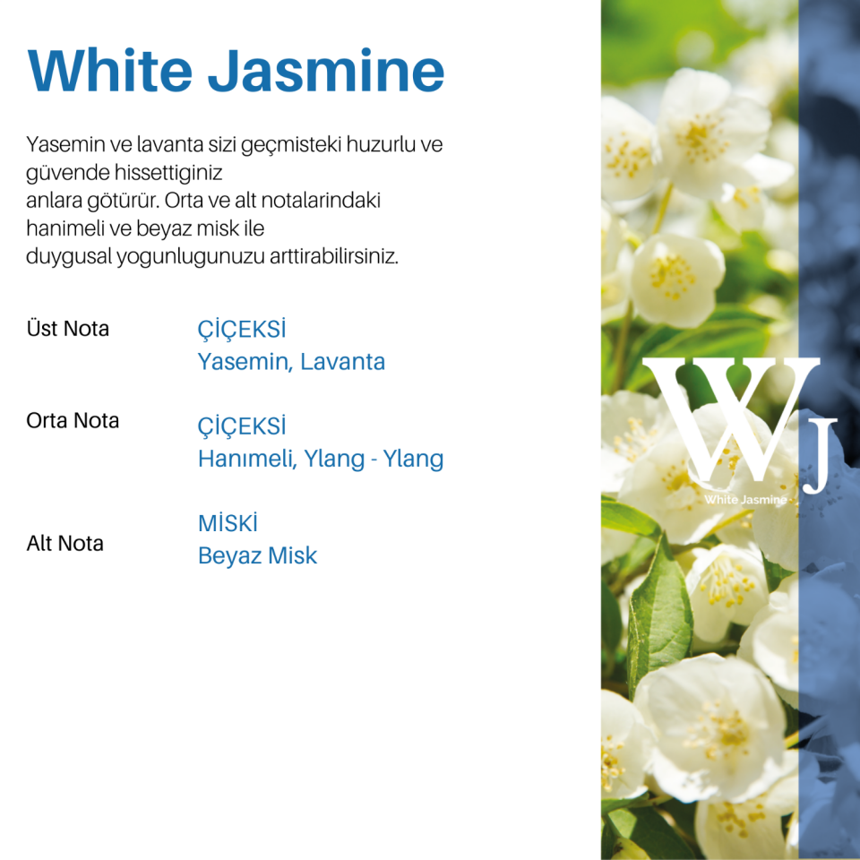 Carpex 50 ml Koku Kartuşu Classic Seri - White Jasmine