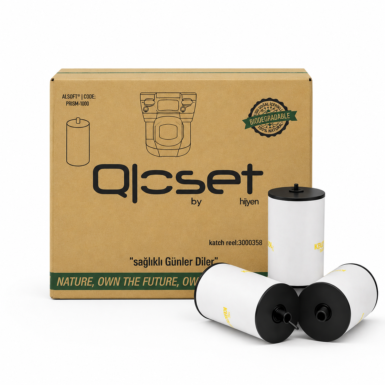 Qloset Kaizen Plus Klozet Poşeti - 50 adet