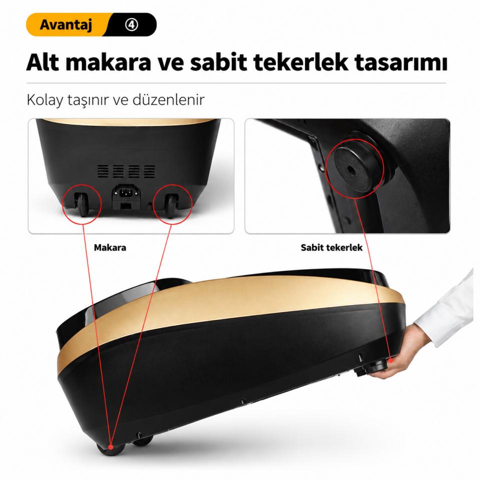 Quen Isıtmalı Galoşmatik Ayak Streç Makinesi - 500 Galoş Hediyeli