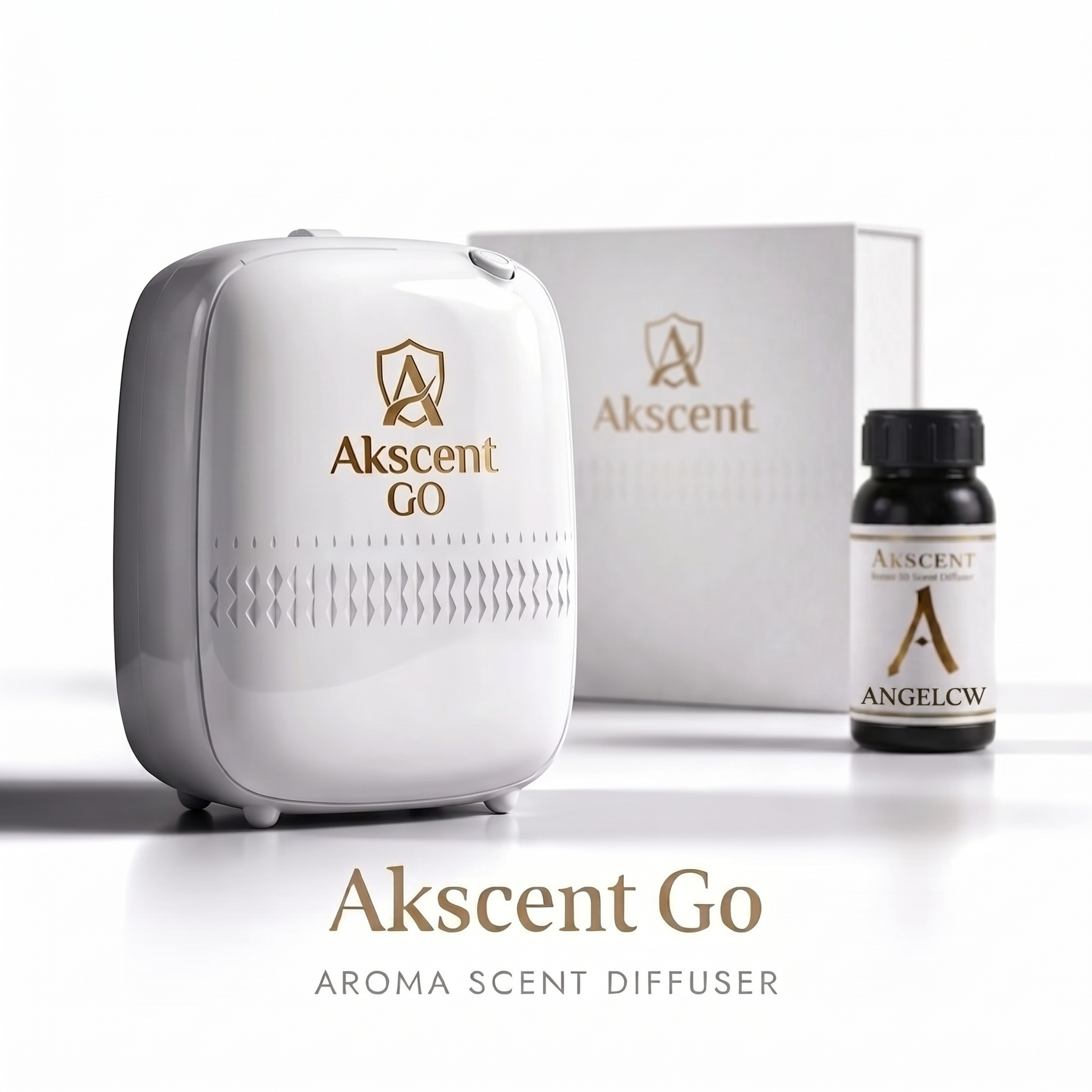 Akscent Go Koku Makinesi ve 300 ml Angelcw Esans