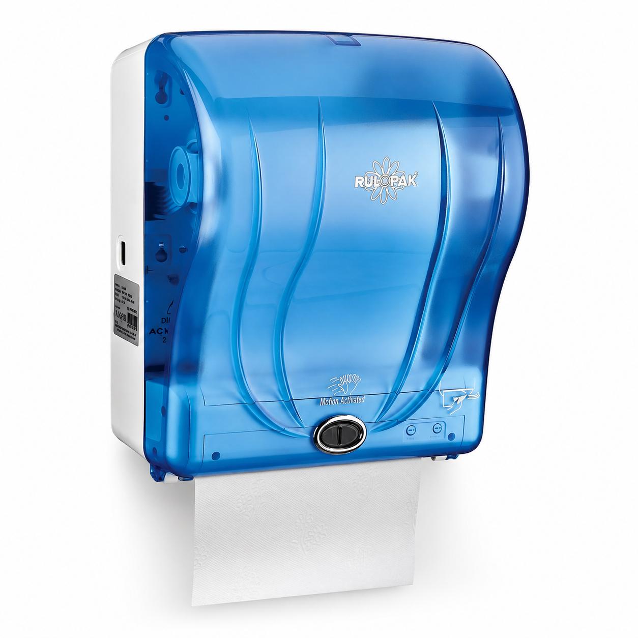 Rulopak Sensörlü Kağıt Havlu Dispenseri 21 cm Mavi