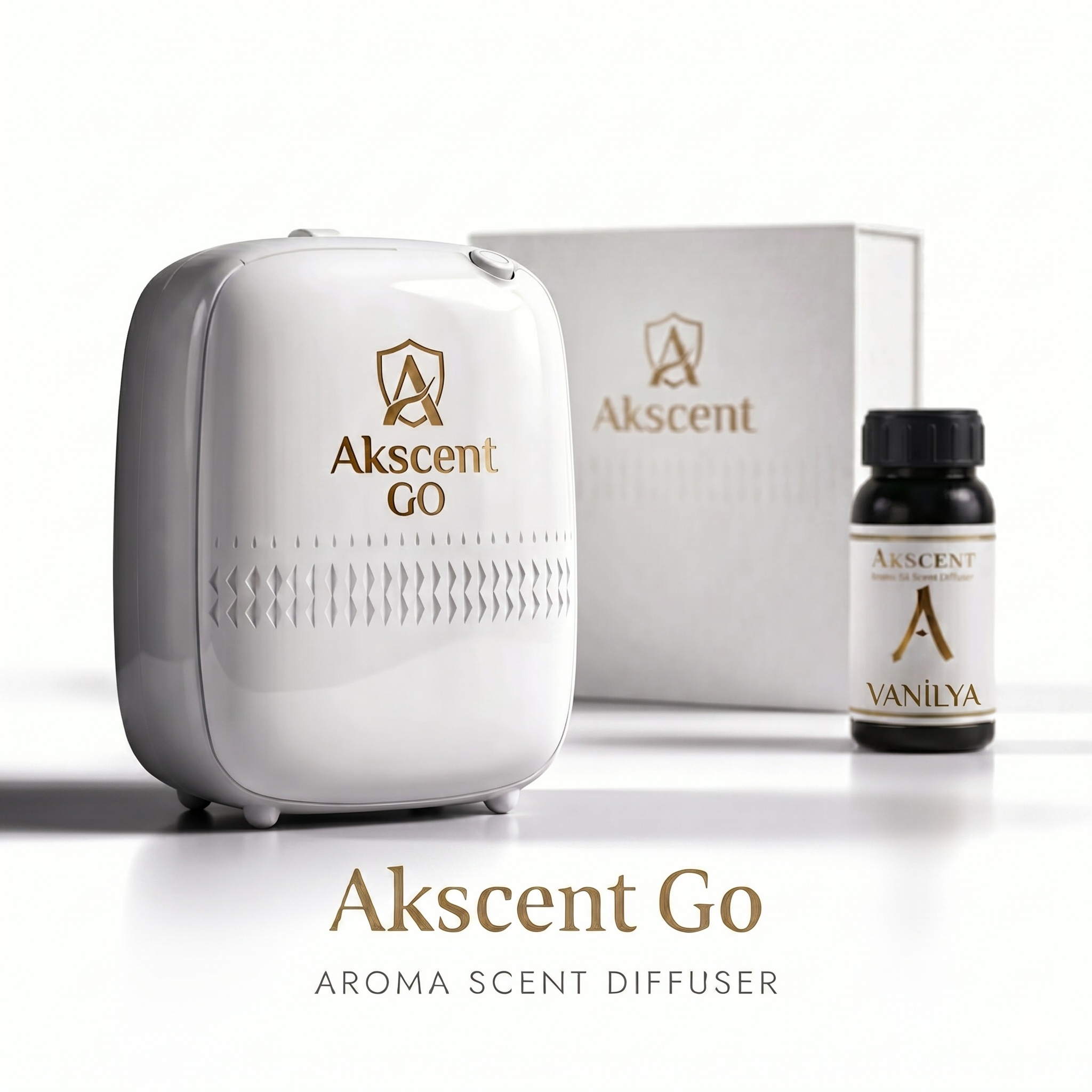 Akscent Go Koku Makinesi ve 300 ml Vanilya Esans