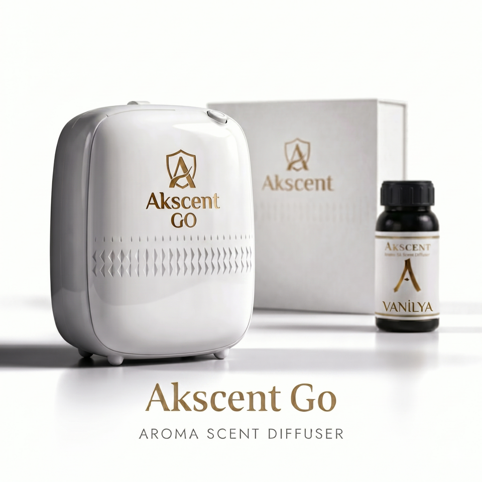 Akscent Go Koku Makinesi ve 300 ml Vanilya Esans