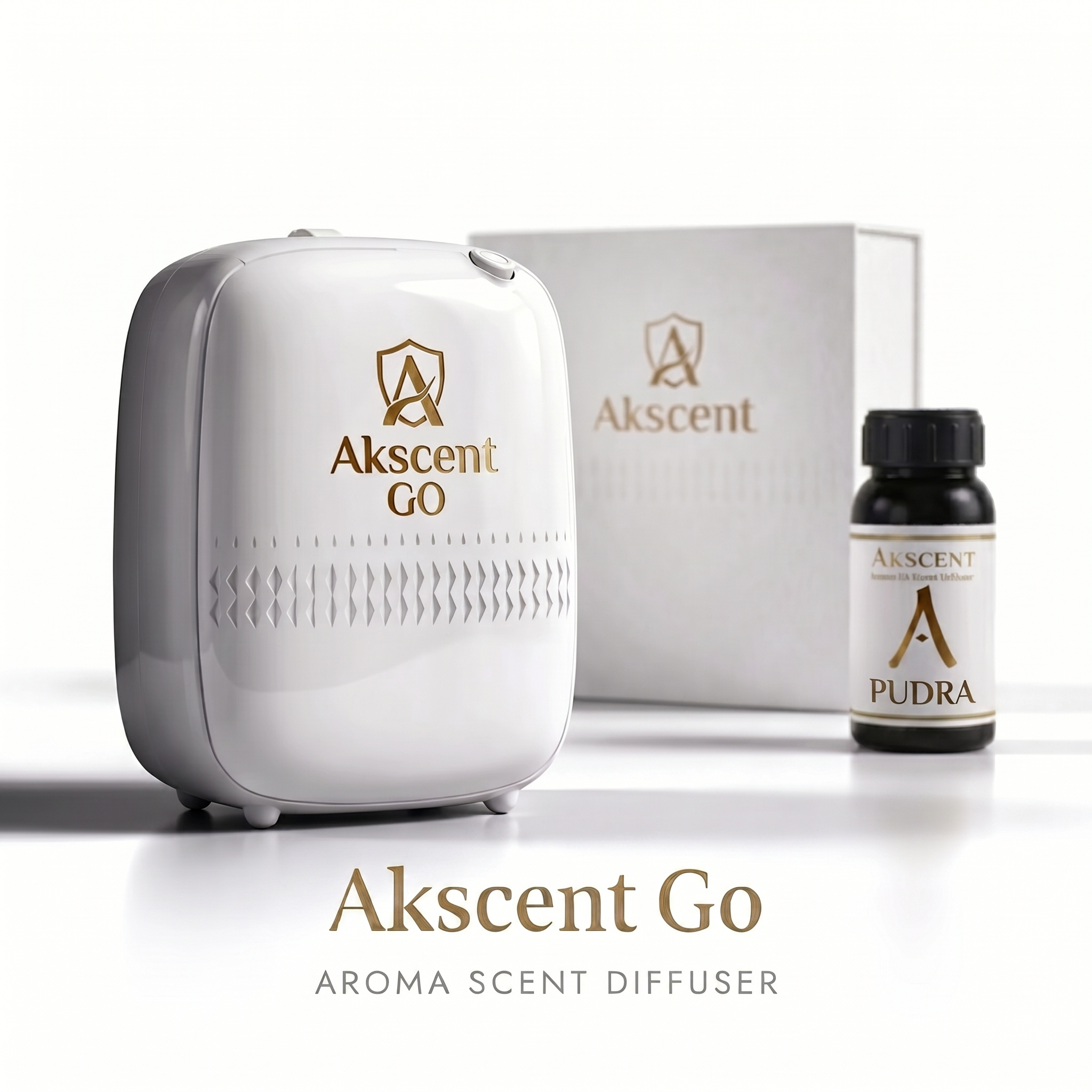 Akscent Go Koku Makinesi ve 300 ml Pudra Esans