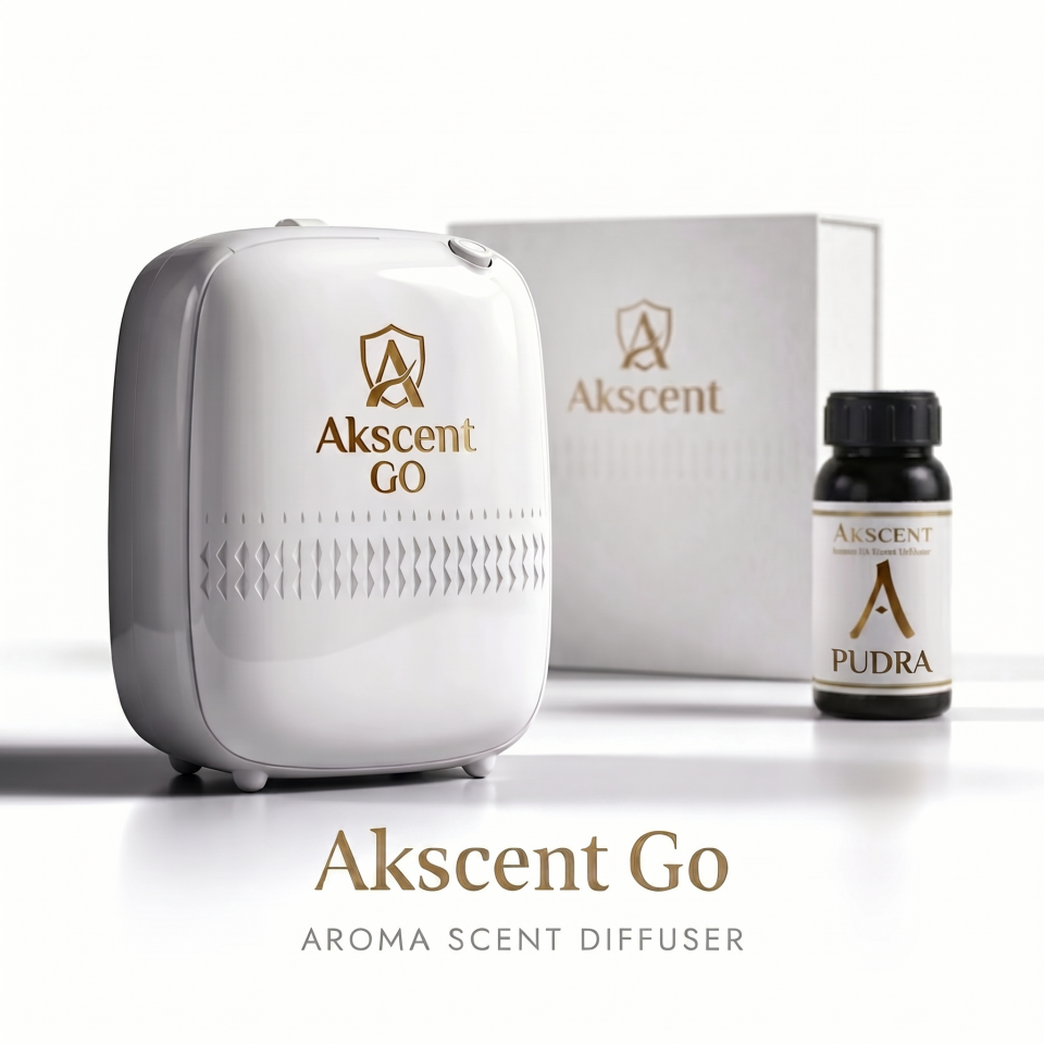 Akscent Go Koku Makinesi ve 300 ml Pudra Esans