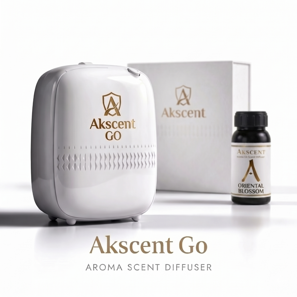 Akscent Go Koku Makinesi ve 300 ml Oriental Blossom Esans
