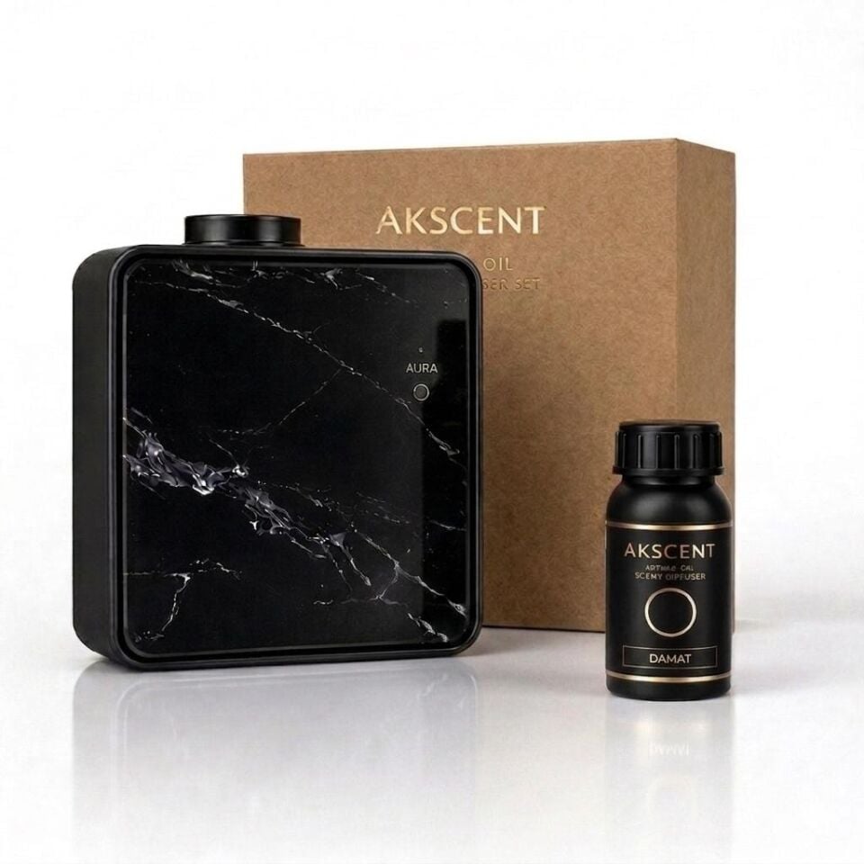 Akscent Premium Koku Makinesi ve 500 ml Damat Esans